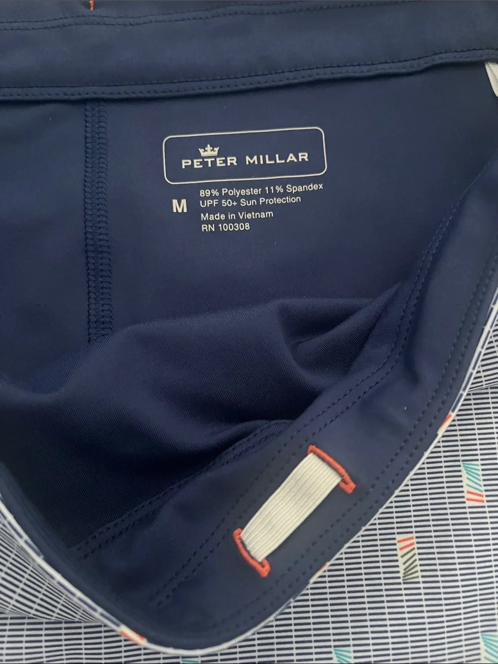 Peter Millar Women's Performance Alice Petal Hem Dominoes Golf Skort Medium